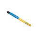 Bilstein 4600 series rear monotube shock absorber with blue and yellow design