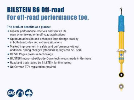 Bilstein 4600 series rear shock absorber for chevrolet colorado 4wd - designed for highest performance