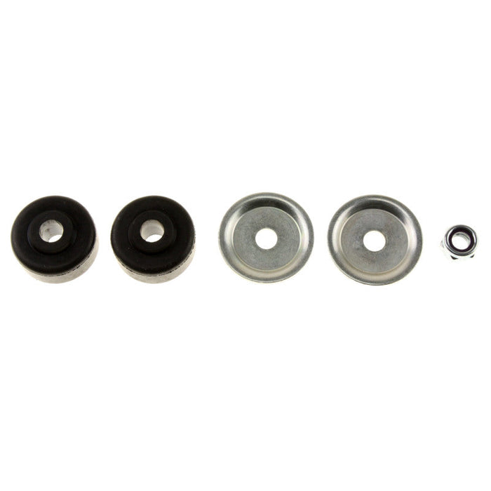 Three metal screws and a black rubber nut for bilstein 4600 series front shock absorber