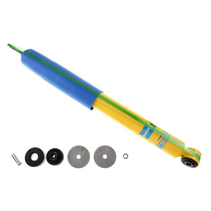 Bilstein 4600 series front shock absorber kit with blue and yellow plastic pipe