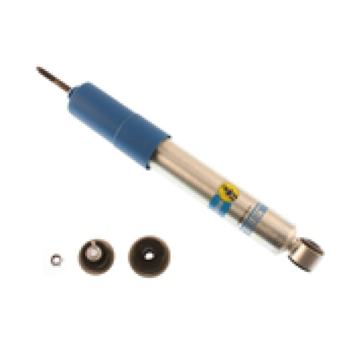 Blue and white pen with small hole displayed in bilstein 4600 series shock absorber