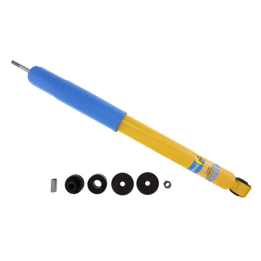 Bilstein 4600 series monotube shock absorber with yellow and blue rubber