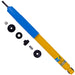 Yellow and blue rubber shock absorber - bilstein 4600 series 2019 ram 1500 4x4 w/o air leveling w/o off