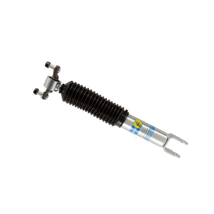 Bilstein 5100 series front 46mm monotube shock absorber with white background