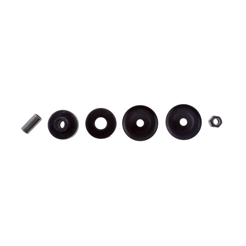 Black rubber fittings for bilstein 5100 series dodge ram 2500 rear shock absorber