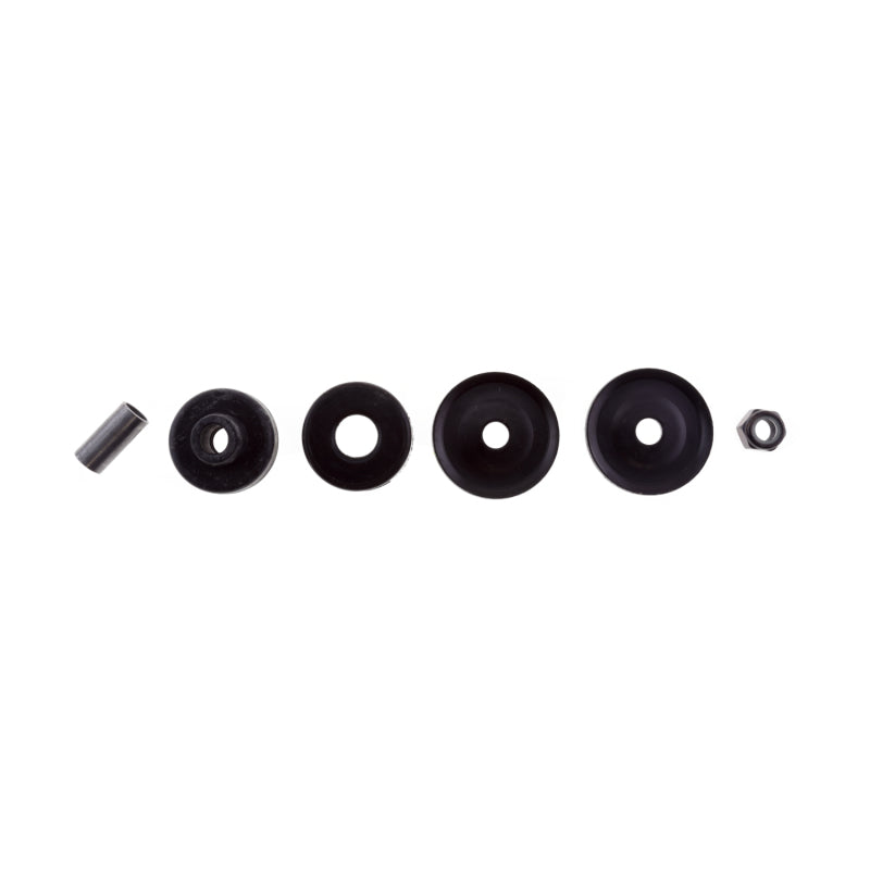 Black rubber fittings for bilstein 5100 series 14-15 dodge ram 2500 shock absorber