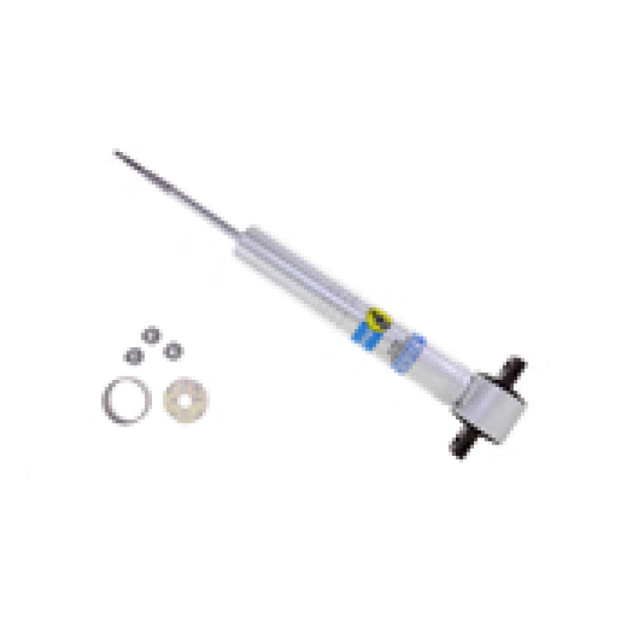 Bilstein 5100 series shock absorber with white and blue liquid bottle