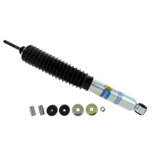 Close up of bilstein 5100 series shock absorber hardware on white background