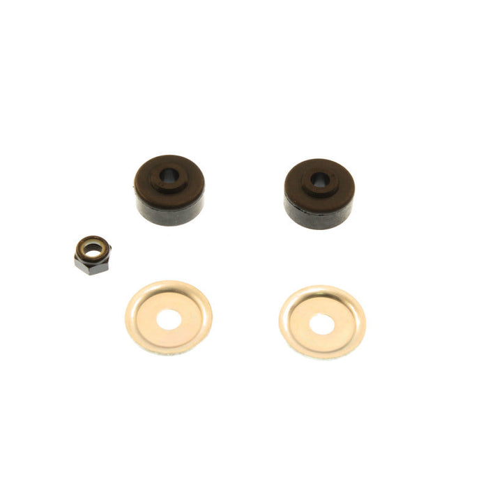 Brass and black rubber washers for shock absorbers