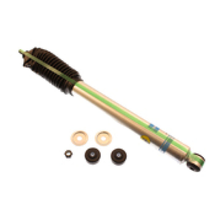 Green and black shock absorber brush on white background - bilstein 5100 series f-150