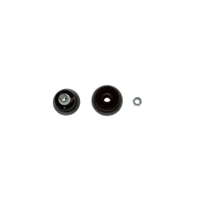 Pair of black plastic knobs for bilstein 5100 series 2001 chevrolet silverado 2500 lt front 46mm shock absorber