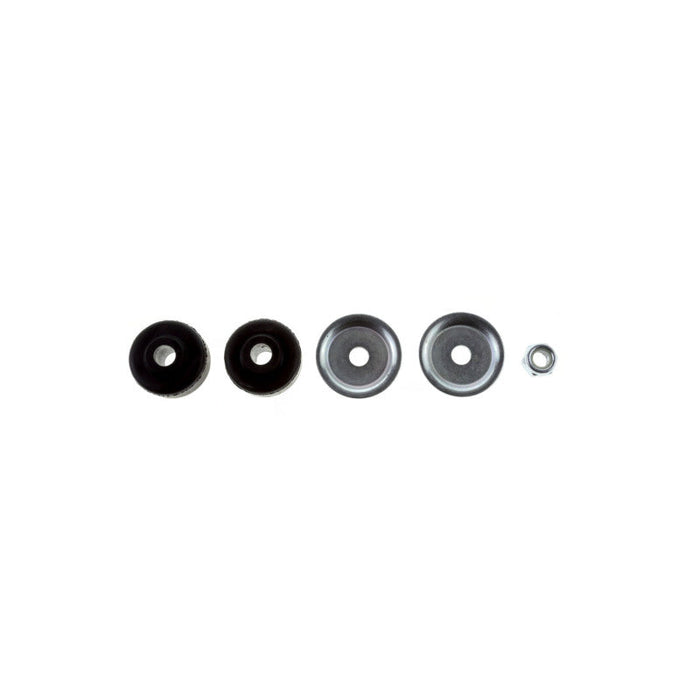 Pair of black rubber washers for bilstein 5100 series 2003 gmc sierra 2500 hd sle front 46mm monotube shock abs