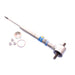 Bilstein 5100 series 2012 gmc sierra 1500 xfe front 46mm monotube shock absorber - white and blue injection