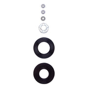 Black rubber washers and washer for bilstein 5100 series chevrolet suburban front shock absorber