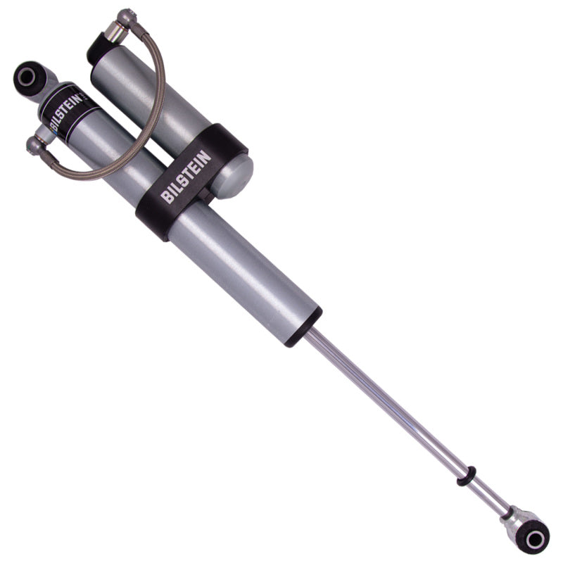 Bilstein 5160 series ford ranger rear shock absorber with remote reservoir and metal detector attached
