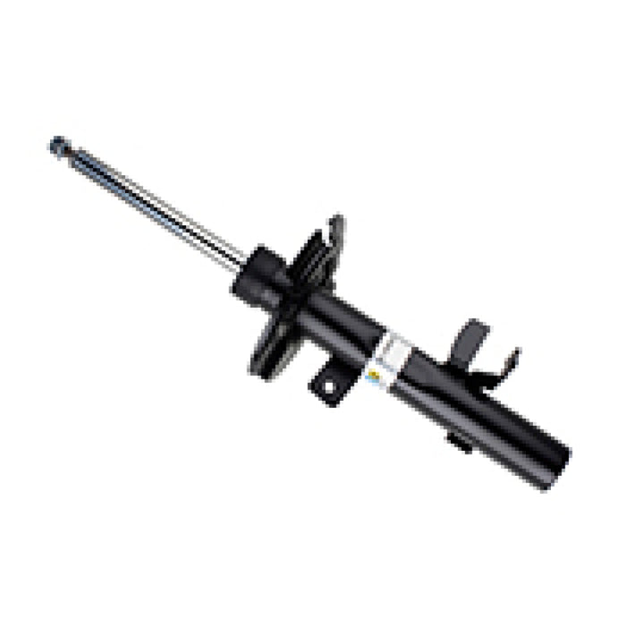 Black metal ford escape strut assembly on white background