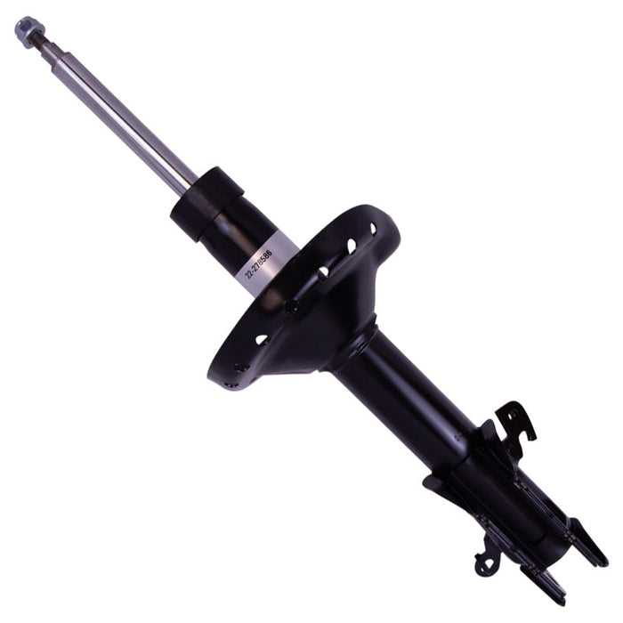 Bilstein b4 oe replacement front left suspension strut assembly - black metal object on white background