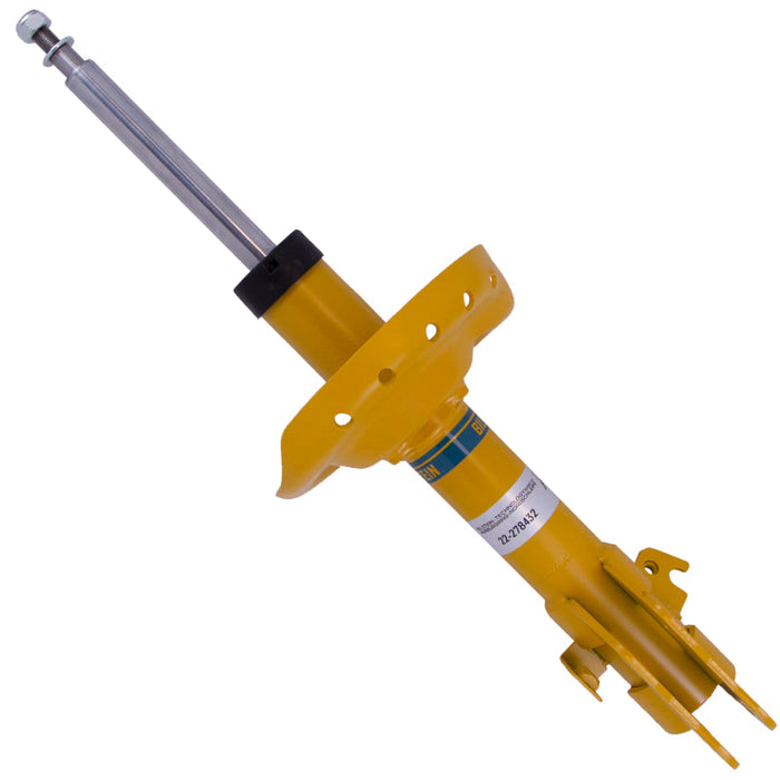 Bilstein b6 shock absorber for subaru forester - yellow shock absorber on white background