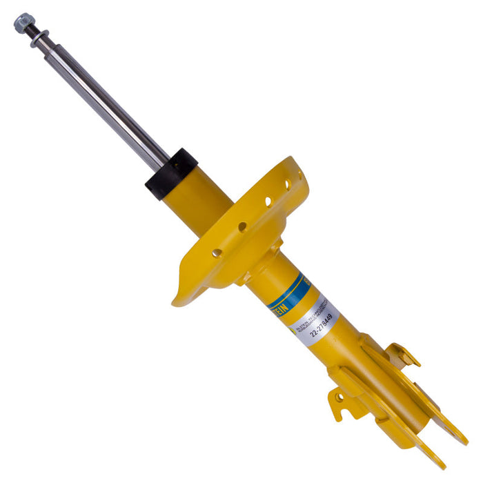 Bilstein b6 shock absorber attached to yellow pole for subaru forester