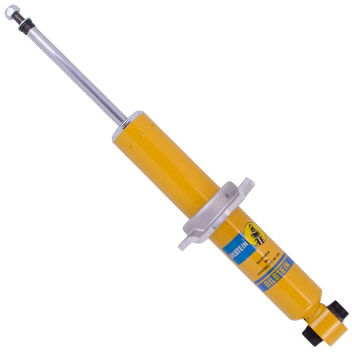 Bilstein b6 shock absorber in yellow, on white background