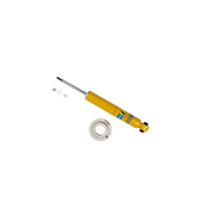 Bilstein b6 rear shock absorber with yellow screw and white object