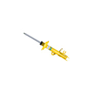 Bilstein b6 rear right strut assembly for jeep renegade 4wd with yellow hydraulic jack on white background