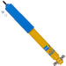 Bilstein b6 rear shock absorber with yellow and blue design