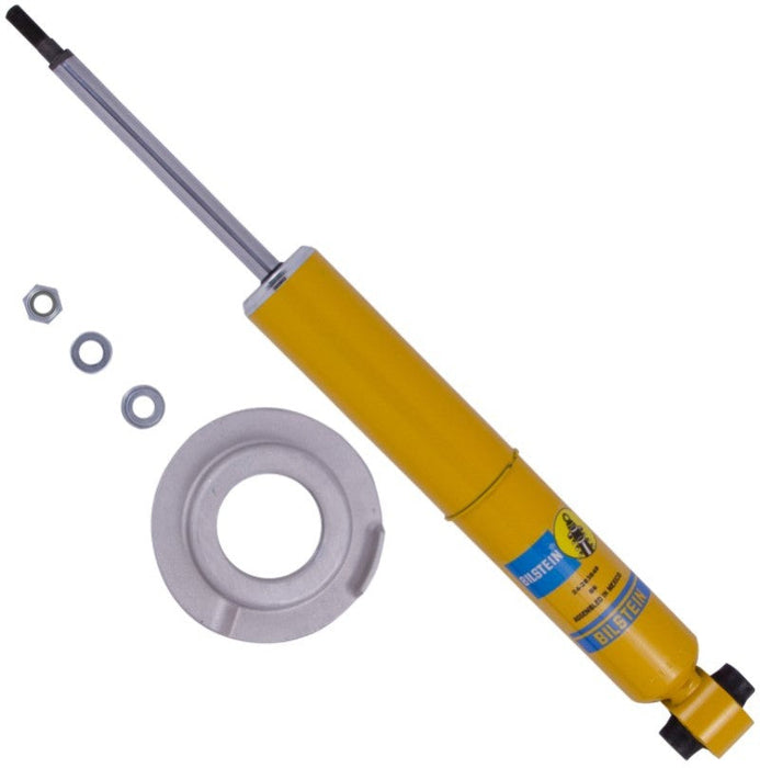 Bilstein b6 rear shock absorber with yellow sleeve and metal ring