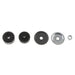 Black rubber washers and washer set for bilstein b6 1990 chevrolet c1500 454 ss front 46mm monotube shock absorber