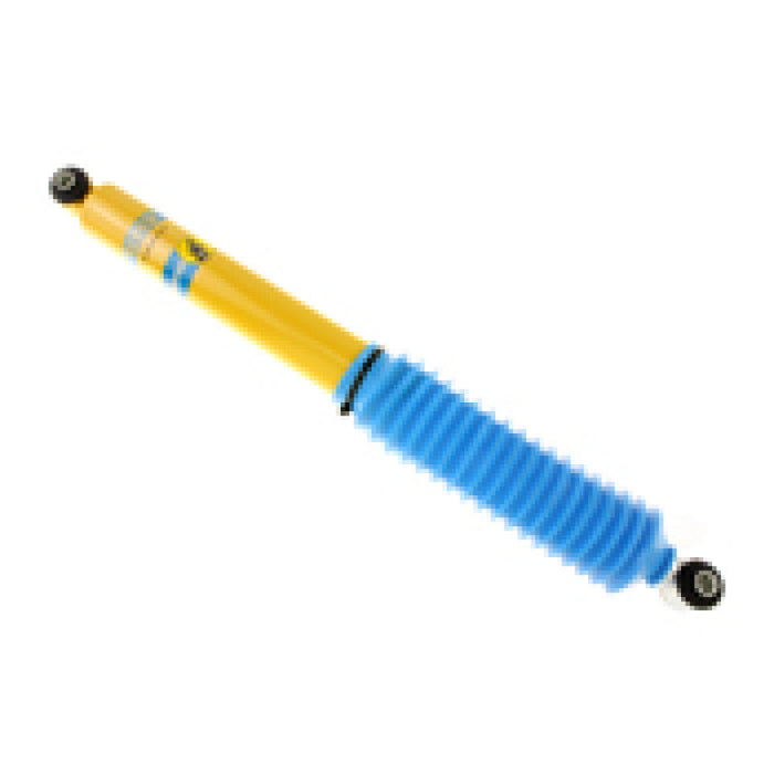 Bilstein b6 1997 dodge dakota base rwd rear 46mm monotube shock absorber - yellow shock absorber close up on white