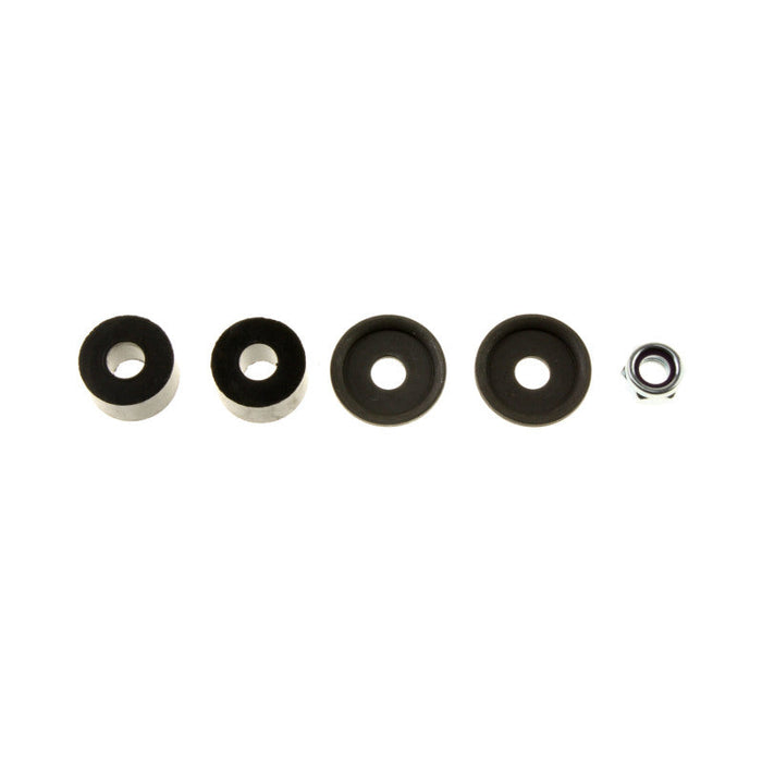 Black plastic and metal eyelets on bilstein b6 shock absorber