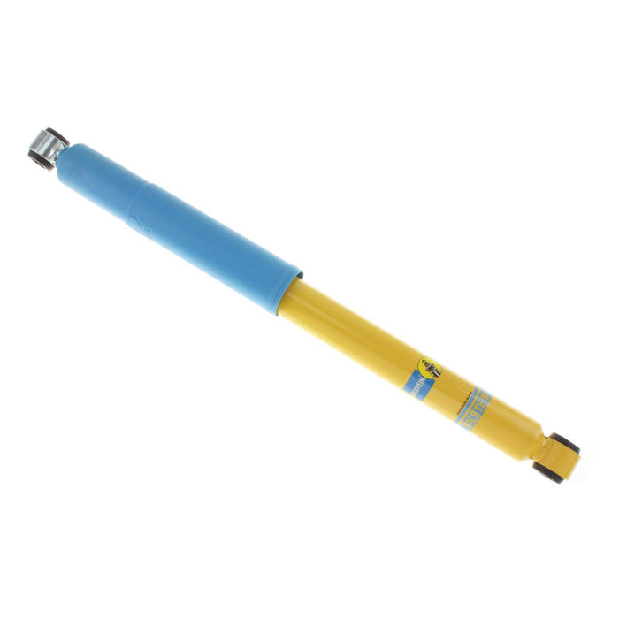 Blue and yellow pen with black tip on bilstein b6 shock absorber