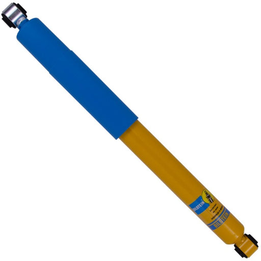 Bilstein b6 4600 series shock absorber featuring blue and yellow water bottle with metal cap