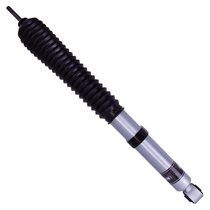 Black and silver remote reservoir shock absorber on white background from bilstein b8 5160 series