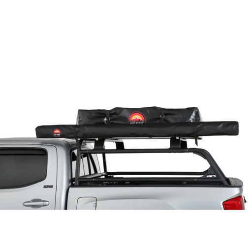 Body Armor 4x4 Sky Ridge Pike 4.5ft Awning truck with roof rack and bag