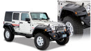 Bushwacker 07-18 jeep wrangler pocket style fender flares - black