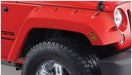 Bushwacker jeep wrangler pocket style fender flares - front bumper bar