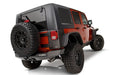 Bushwacker 07-18 jeep wrangler unlimited flat style fender flares - black, 4pc