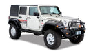 Bushwacker jeep wrangler unlimited pocket style flares - black