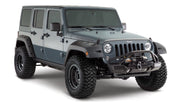 Bushwacker 07-18 jeep wrangler unlimited pocket style flares - black, jeep wrangler with front bumper