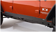 Bushwacker jeep wrangler dura-flex trail armor rocker panel cover - black
