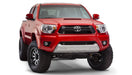 Red toyota tacoma with pocket style flares - black, 73.5in bed