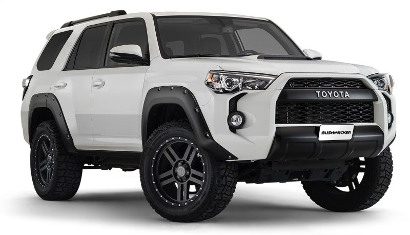 Black pocket style flares for toyota 4runner - bushwacker brand