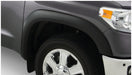 Toyota tundra fleetside fender flares - close up gray truck front bumper