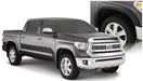 Toyota tundra fleetside fender flares - black truck with white top