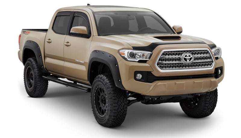 Toyota tacoma pocket style fender flares in black