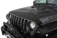 Black bushwacker jeep wrangler rubicon/sport hood stone guard