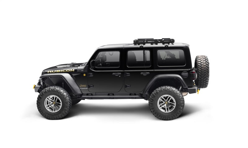 Black jeep wrangler jl with hyperform fender flares