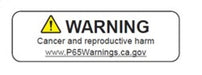 Warning sign on bushwacker jeep wrangler trail armor rocker panel cover