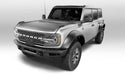 Silver truck fender flares for 2021+ ford bronco, black color